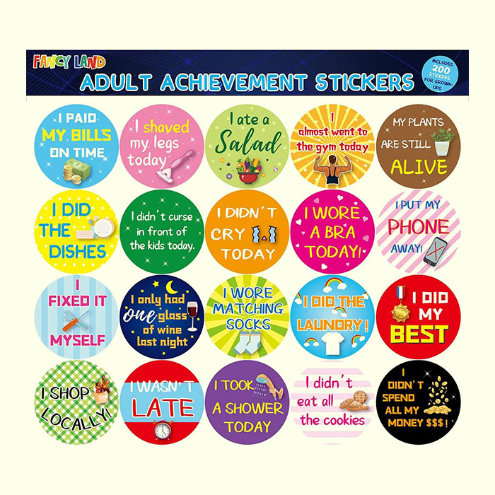 Adulting Achievement Stickers